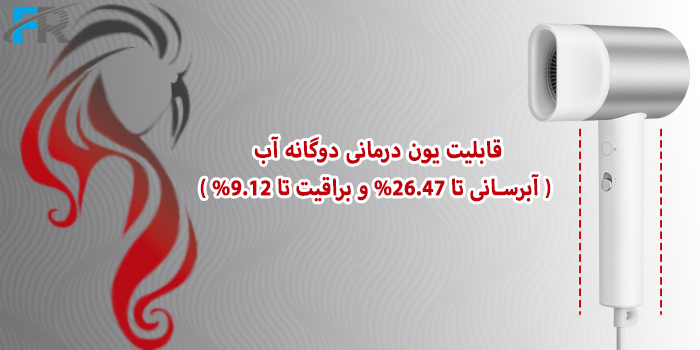 قابلیت یون درمانی دوگانه آب 