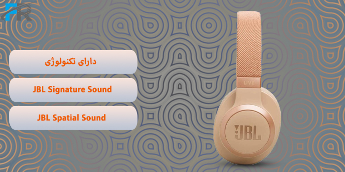 هدفون بلوتوث جی بی ال مدل Live 770NC دارای تکنولوژی JBL Signature Sound