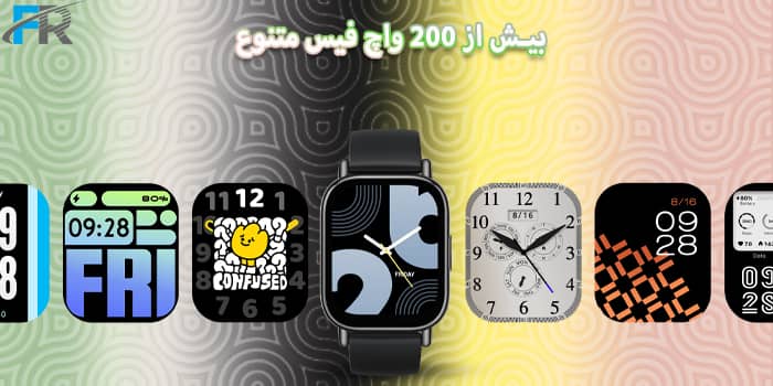 بیش از 200 واچ فیس متنوع