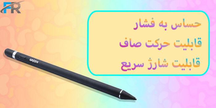 قلم هوشمند گرین لاین مدل GNTPBK - Universal Pencil دارای قابلیت حرکت صاف و شارژ سریع