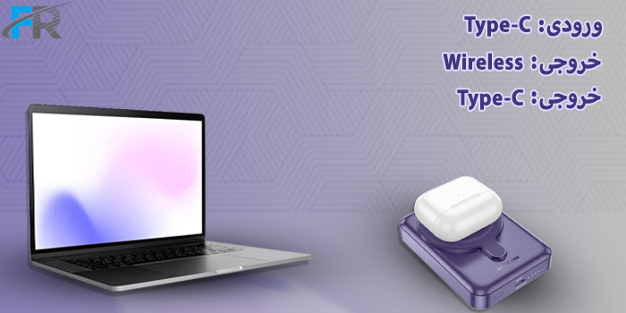 پاوربانک 10000 میلی آمپر گرین لاین مدل 3 در 1 GN3MAG10KPB - Magsafe