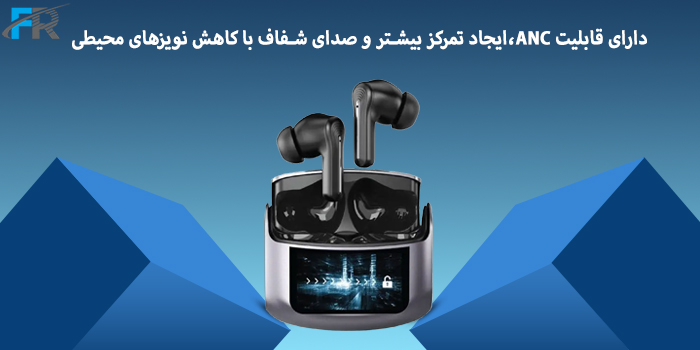 هدست بلوتوث گرین لاین مدل EliteWave ANC Inbuilt Touch Screen دارای قابلیت ANC