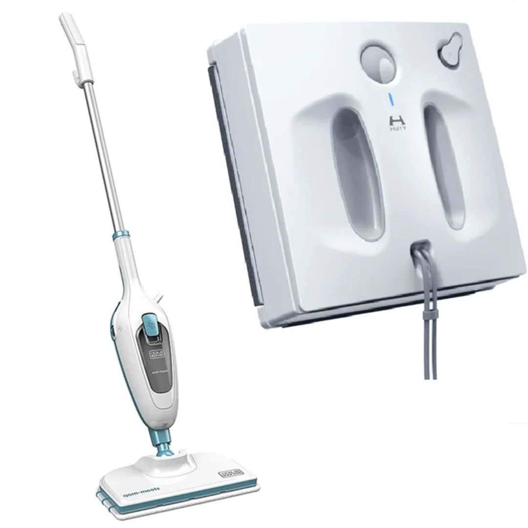 بخار شوی، زمین شوی، شیشه شوی