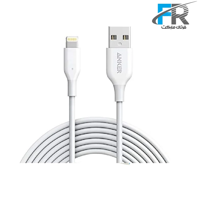 کابل تبدیل USB به Lightning انکر مدل PowerLine A8111 طول 90 سانتی متر