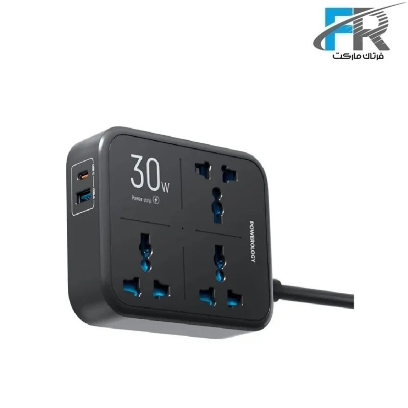 چندراهی و محافظ برق 3250 وات پاورولوژی مدل PWCUQC037