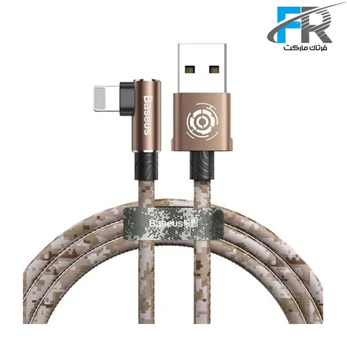 کابل تبدیل USB به لایتنینگ باسئوس مدل Camouflage طول 2 متر