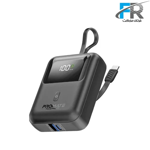 پاوربانک 10000 میلی آمپر پرومیت مدل POWERPOD-10