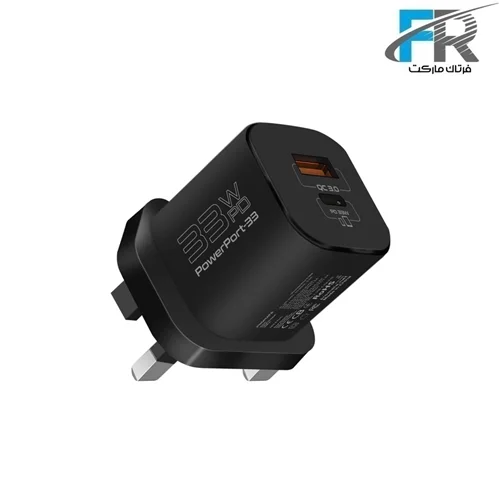 شارژر دیواری پرومیت مدل POWERPORT-33.EU
