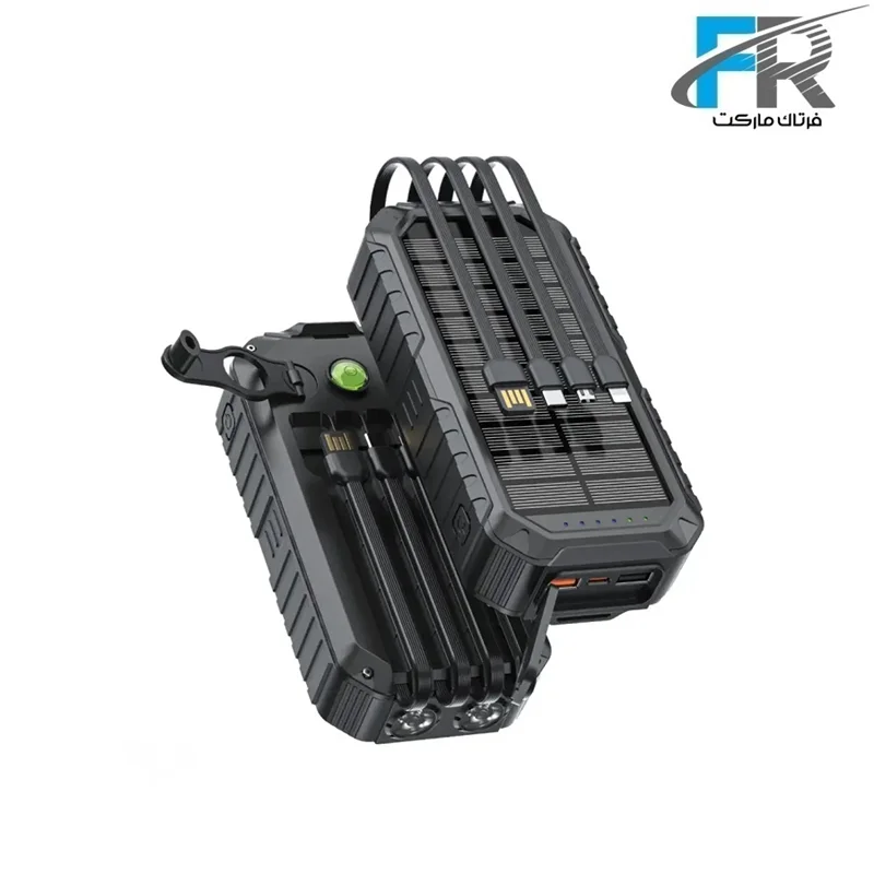 پاوربانک خورشیدی 20000 میلیآمپر گرین لاین مدل GNSOLM20P - Solar Mate