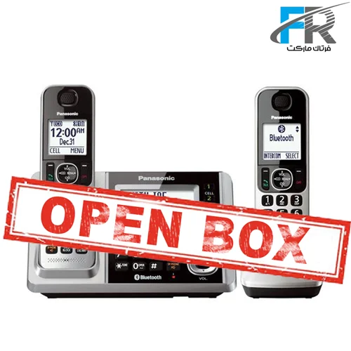 گوشی تلفن بی سیم پاناسونیک مدل KX-TGF372 جعبه باز