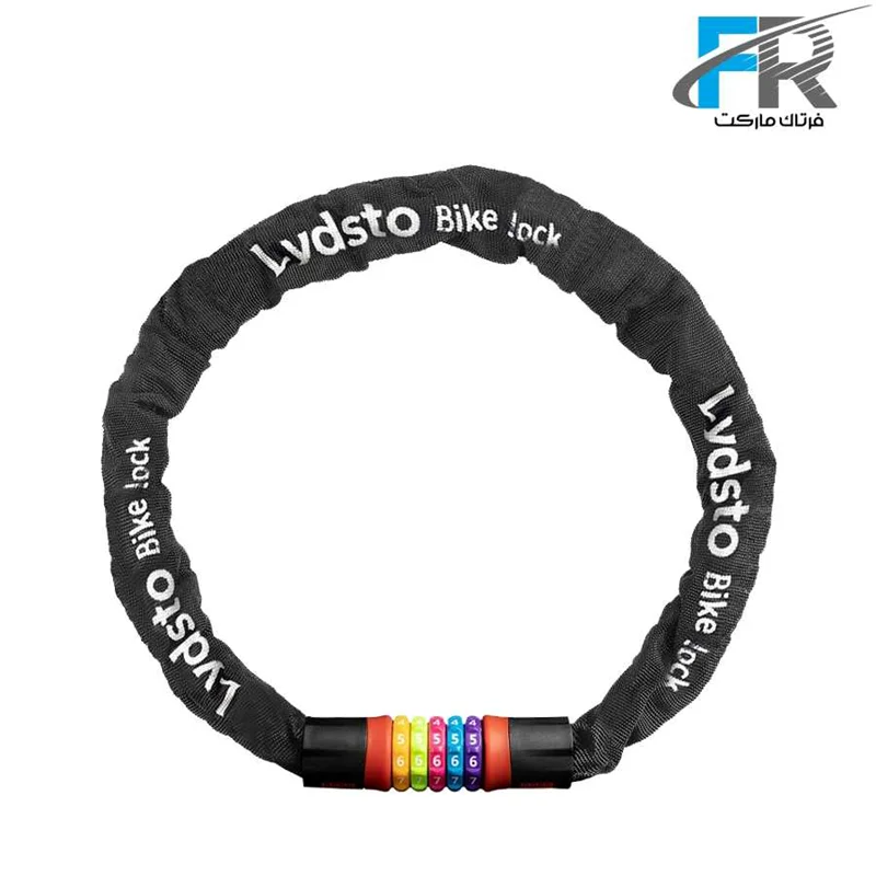 قفل رمزدار دوچرخه رنگین کمانی لایدستو مدل YM-CHS02