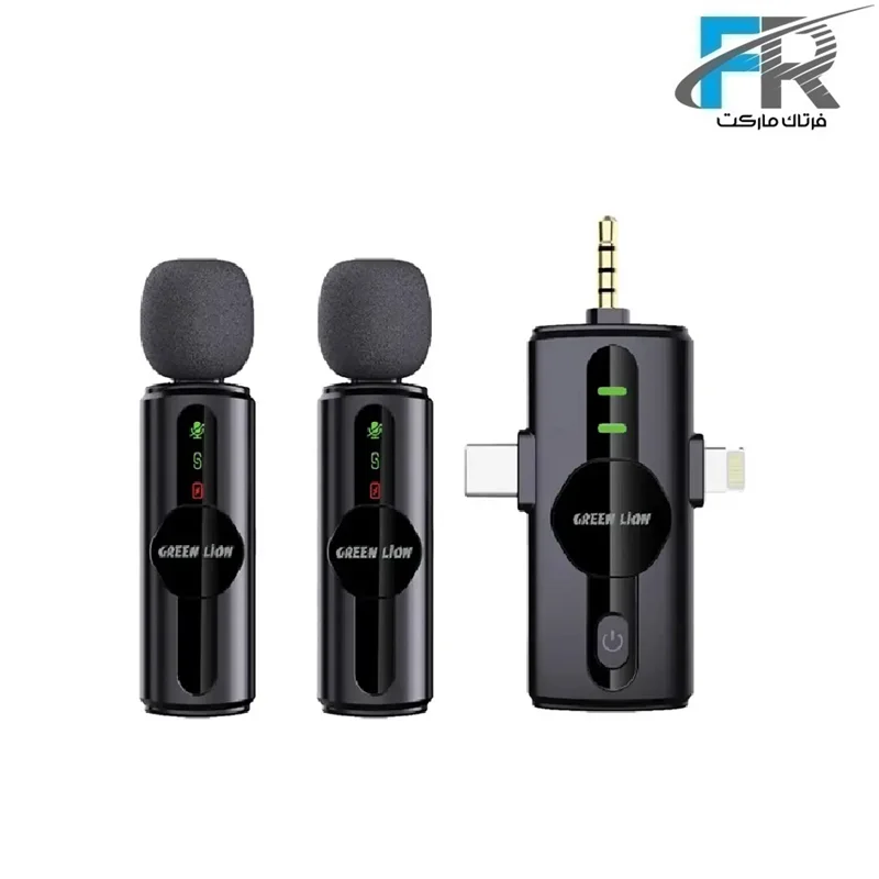 میکروفون یقه ای 3 در 1 گرین لاین مدل GNGM80XMIC - GM-80X