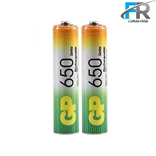 باتری نیم قلمی قابل شارژ 650 میلی آمپر GP مدل GP65AAAHC-2UE2