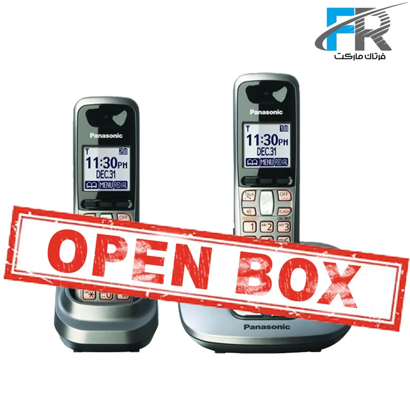 گوشی تلفن بی سیم پاناسونیک مدل KX-TG6432 جعبه باز