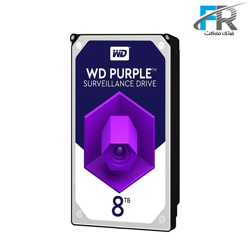 هارد دیسک اینترنال وسترن دیجیتال مدل Purple WD82PURZ ظرفیت 8 ترابایت