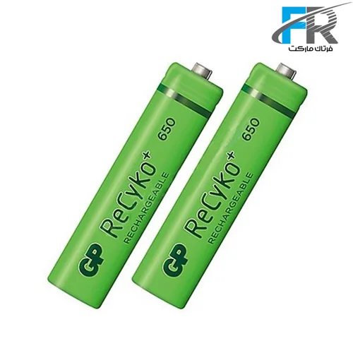 باتری نیم قلمی قابل شارژ 650 میلی آمپر GP مدل +ReCyko