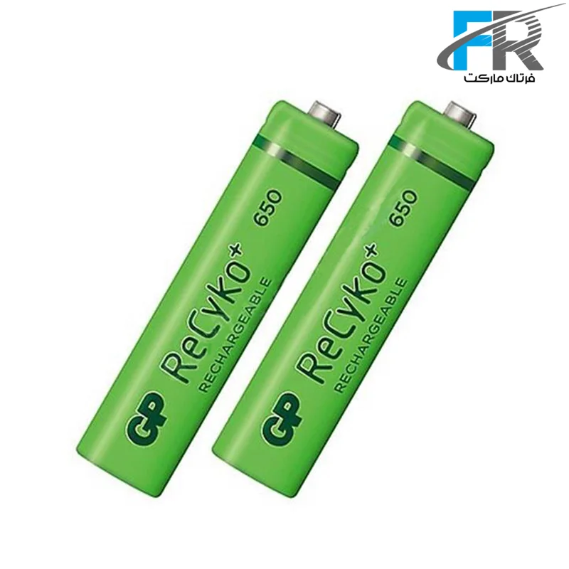 باتری نیم قلمی قابل شارژ 650 میلی آمپر GP مدل +ReCyko