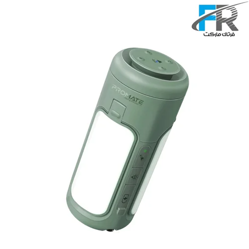 کیت چندکاره کمپینگ پرومیت مدل CAMPMATE-4 (پاوربانک، اسپیکر، چراغ قوه، چراغ کمپینگ)