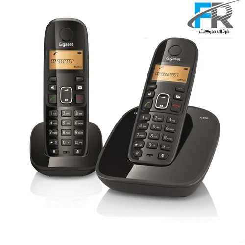 گوشی تلفن بی سیم گیگاست مدل A490 Duo