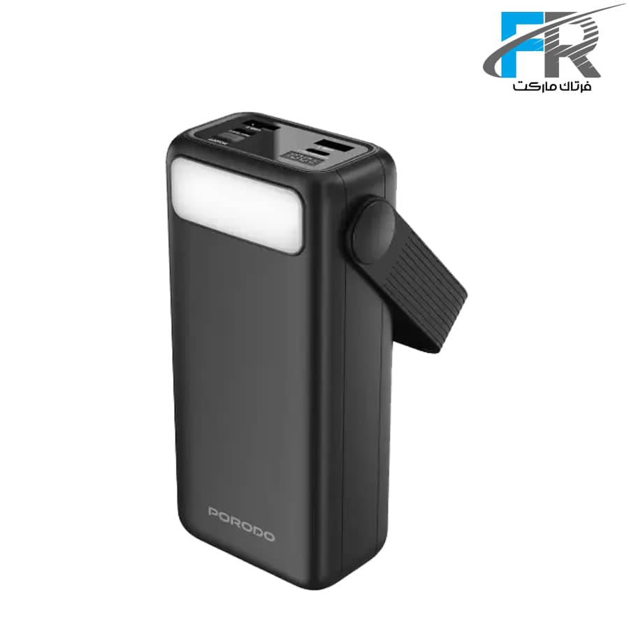 پاوربانک 30000 میلی‌آمپر ساعت با کابل داخلی و چراغ قوه پرودو مدل PDPBJ261 - Lara