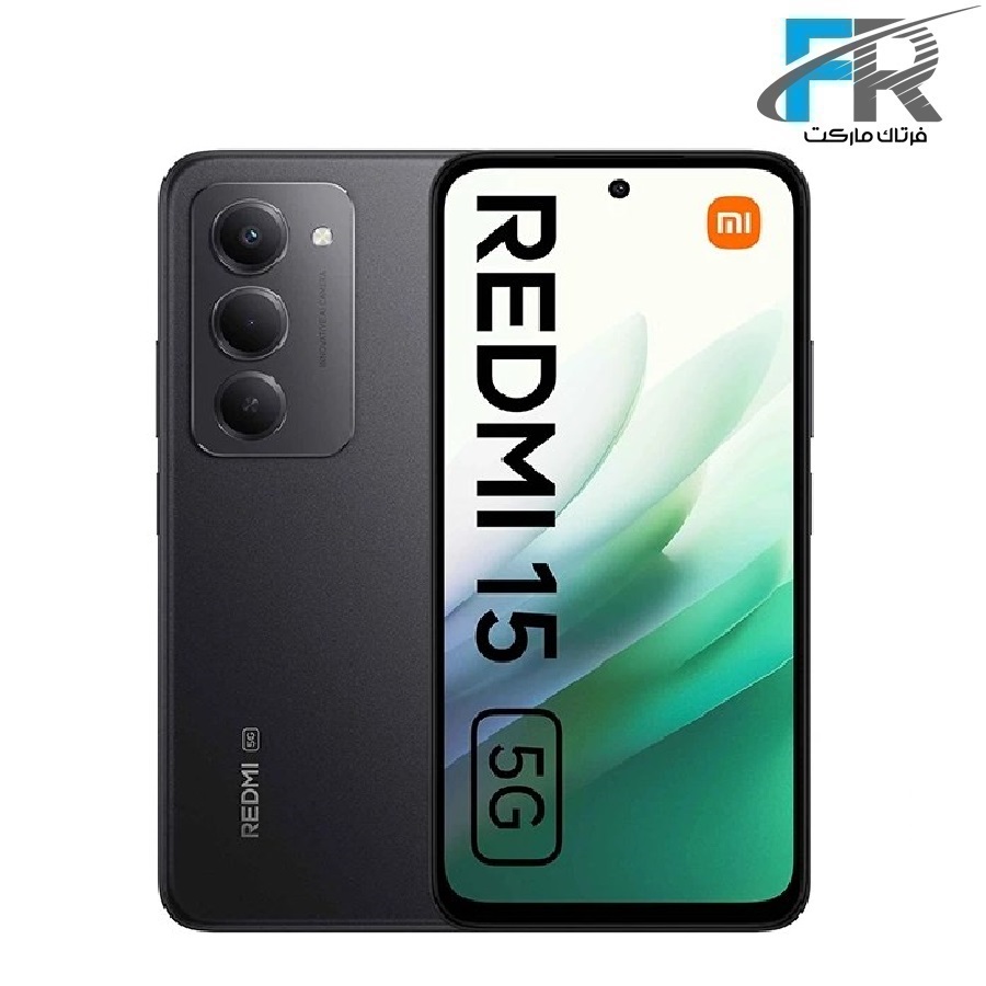 گوشی موبایل شیائومی مدل Redmi 15 5G دو سیم کارت/ ظرفیت 256 گیگابایت/ رم 8 گیگابایت