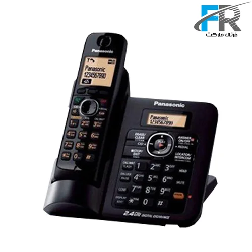 گوشی تلفن بی سیم پاناسونیک مدل KX-TG3821